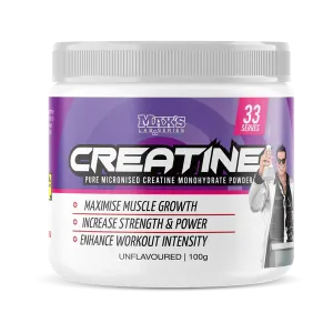 100% Micronised Creatine Monohydrate by Maxs