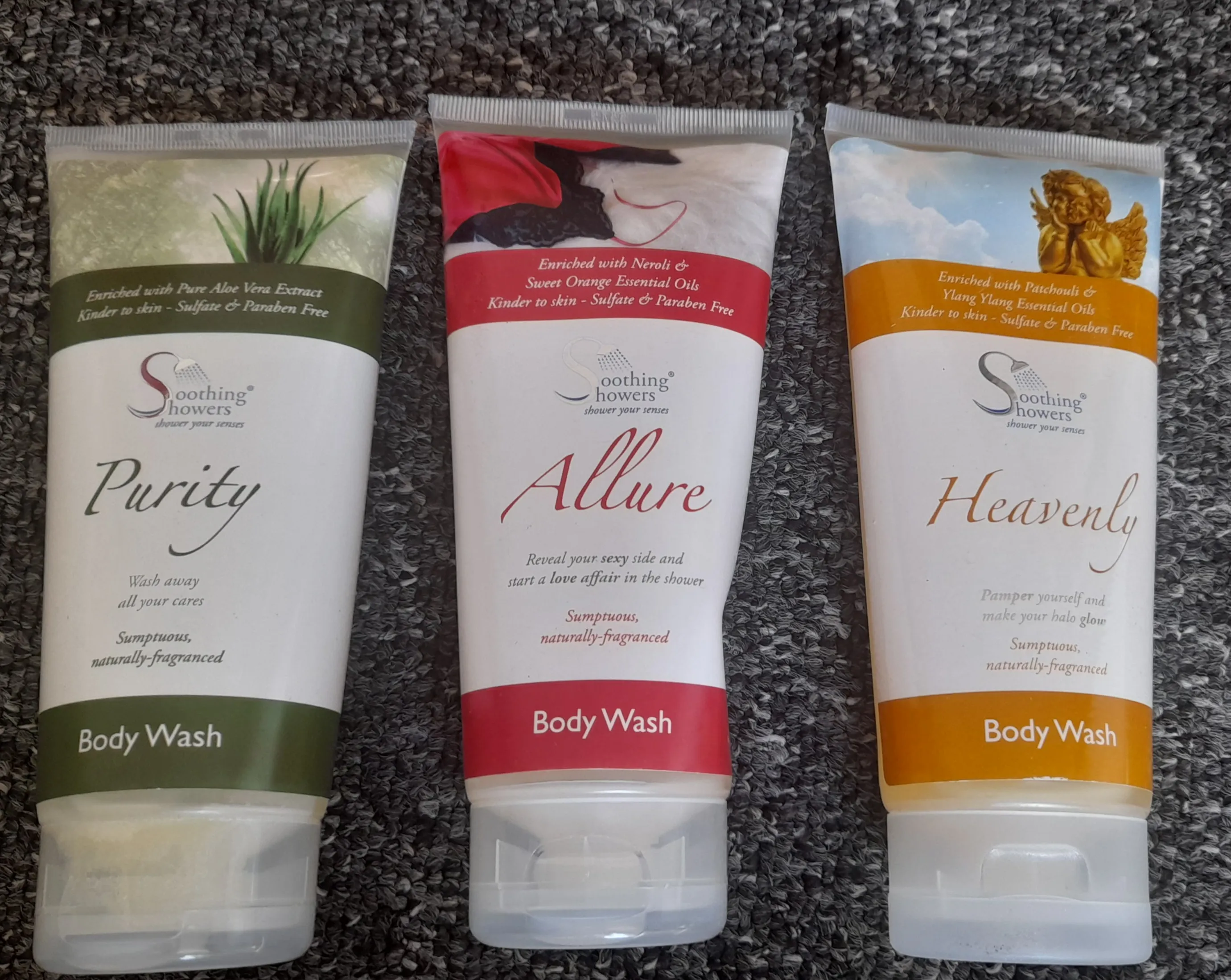 100% Natural Vegan Purity bath body wash soap x 3