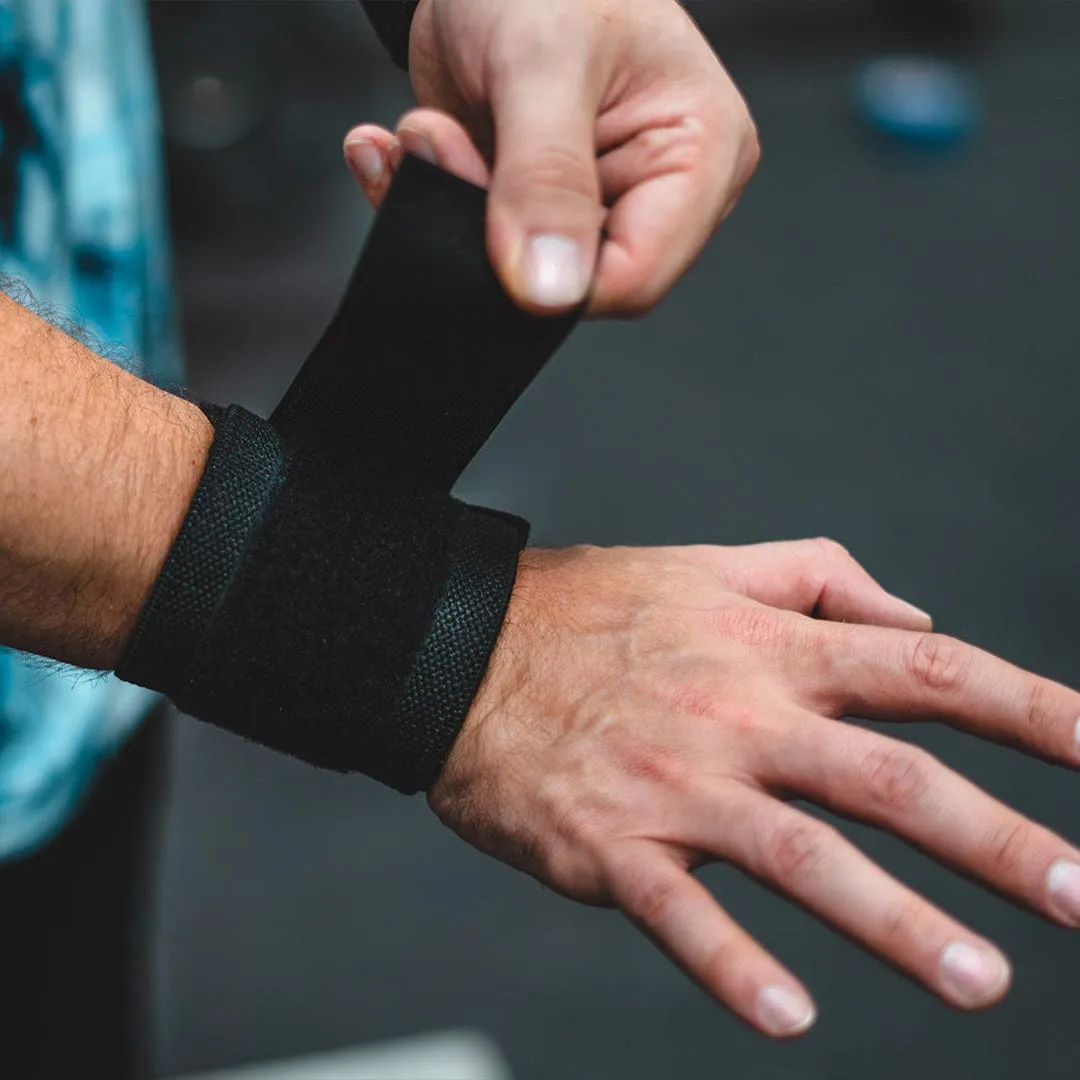16" Villain Wrist Wraps - Blackout