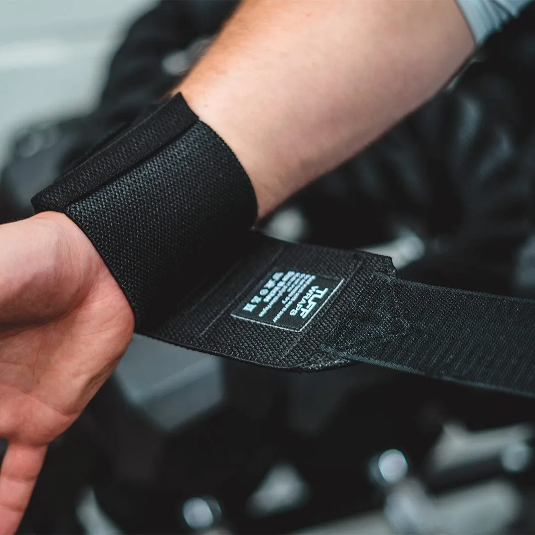 16" Villain Wrist Wraps - Blackout