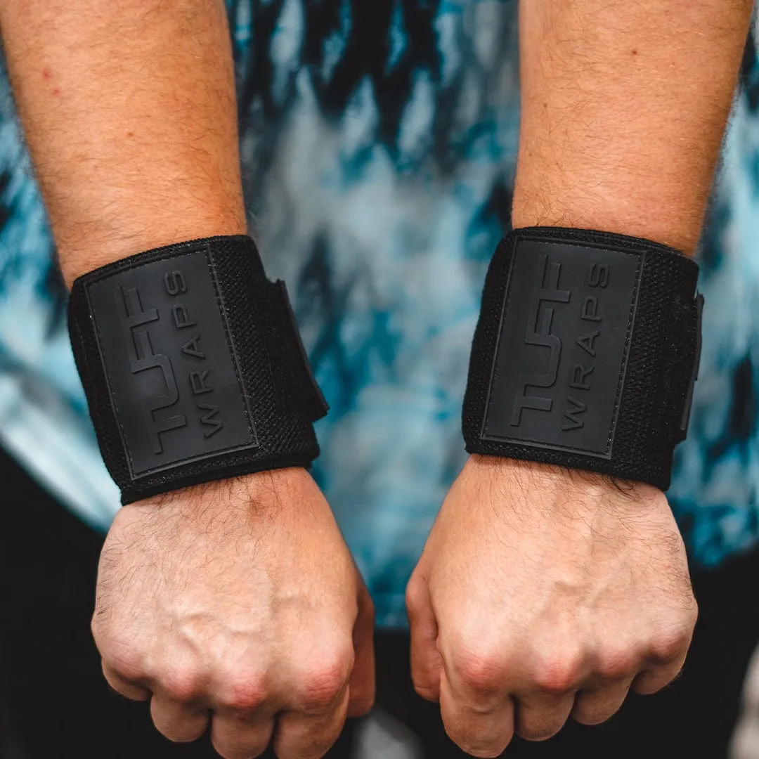 16" Villain Wrist Wraps - Blackout