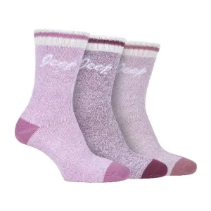 3 Pack Ladies Performance Heavy Duty Cushioned Hiking Boot Socks