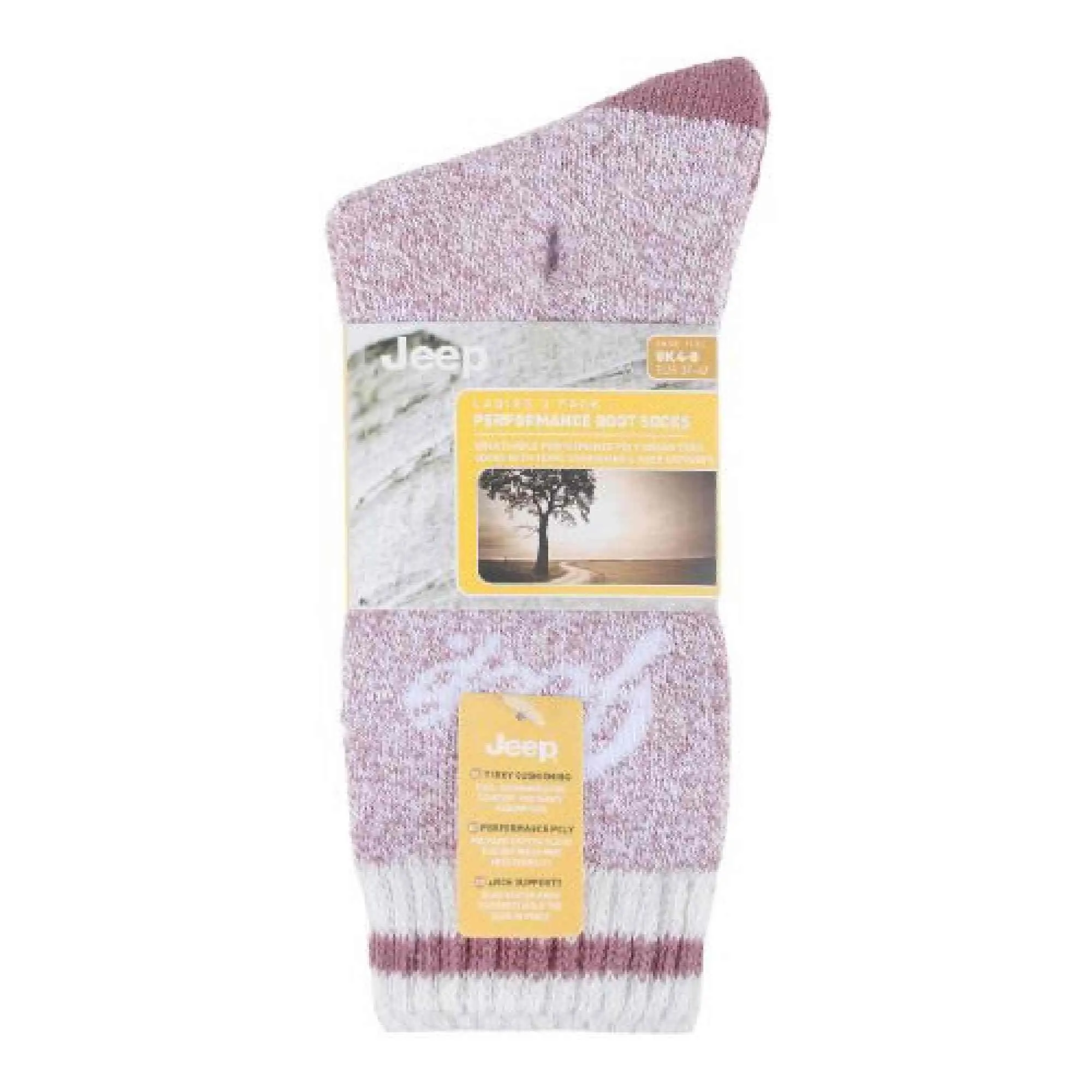 3 Pack Ladies Performance Heavy Duty Cushioned Hiking Boot Socks