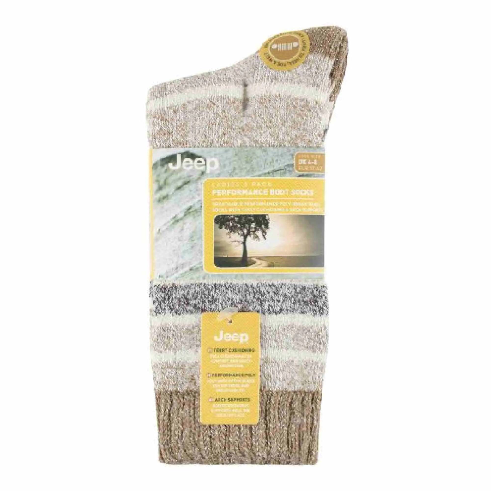 3 Pack Ladies Performance Heavy Duty Cushioned Hiking Boot Socks