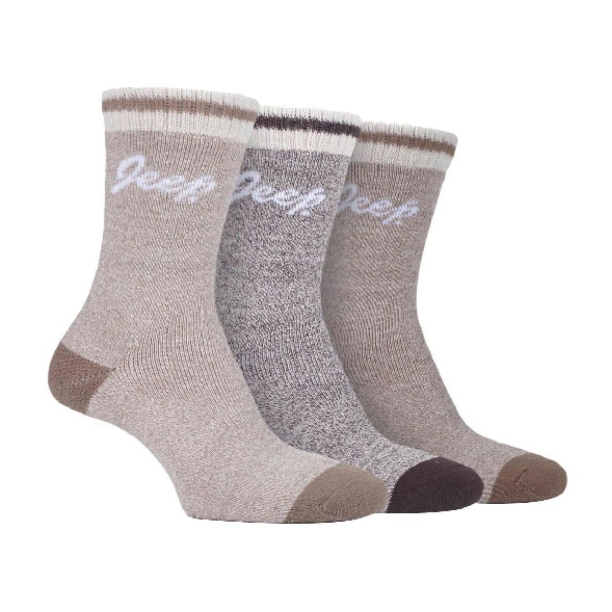 3 Pack Ladies Performance Heavy Duty Cushioned Hiking Boot Socks