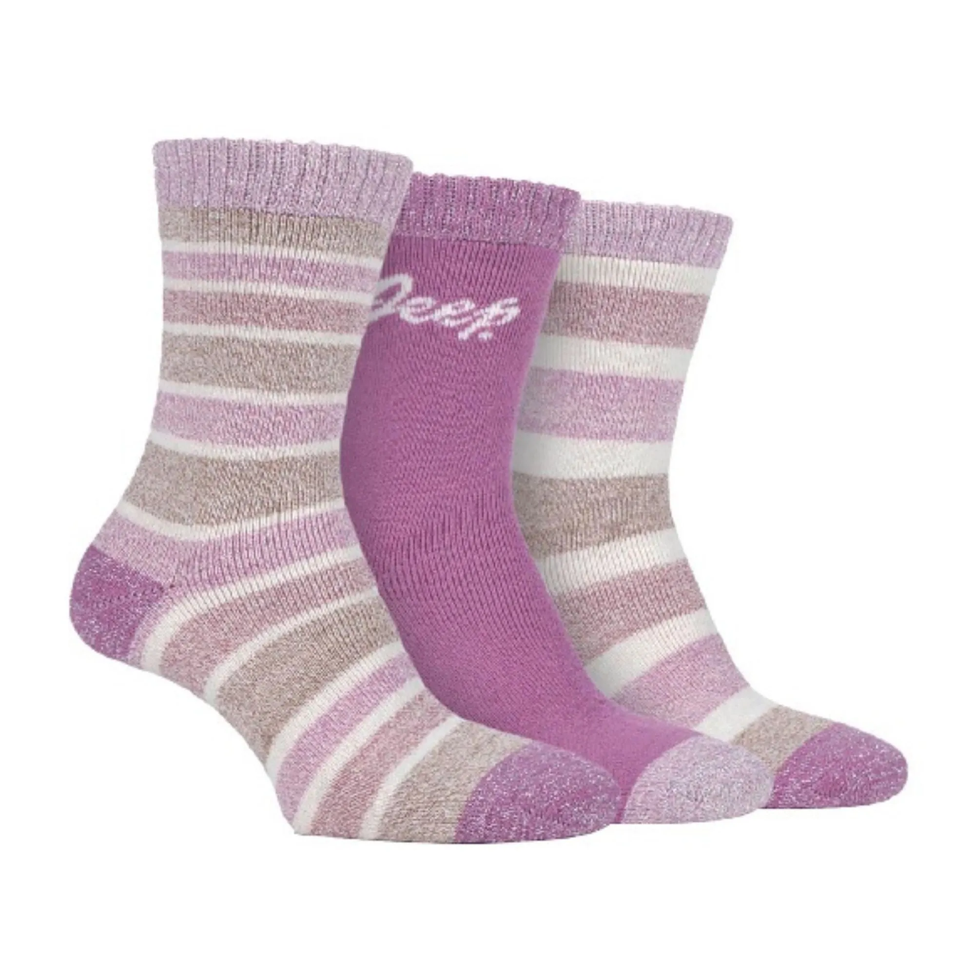 3 Pack Ladies Performance Heavy Duty Cushioned Hiking Boot Socks