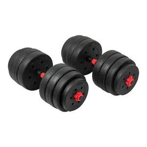 40kg Adjustable Rubber Dumbbell Set [ONLINE ONLY]