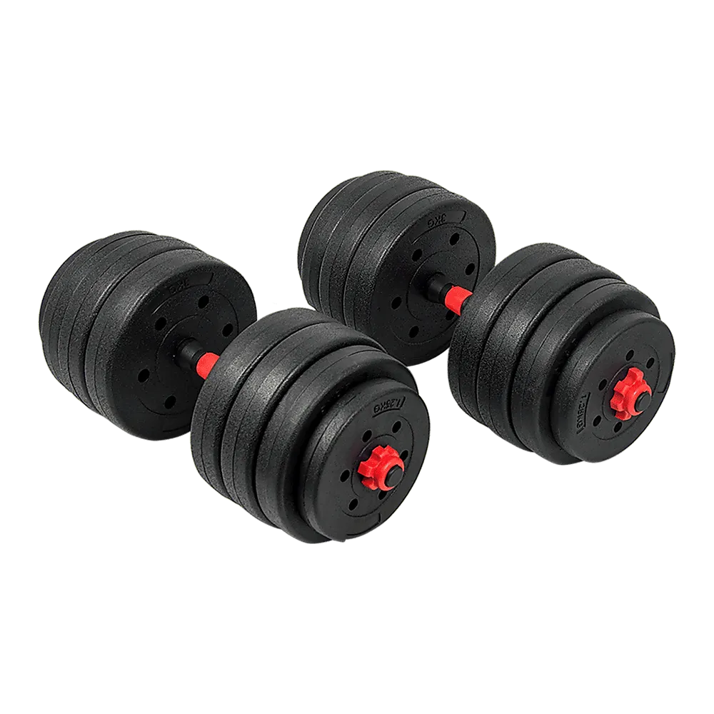 40kg Adjustable Rubber Dumbbell Set [ONLINE ONLY]