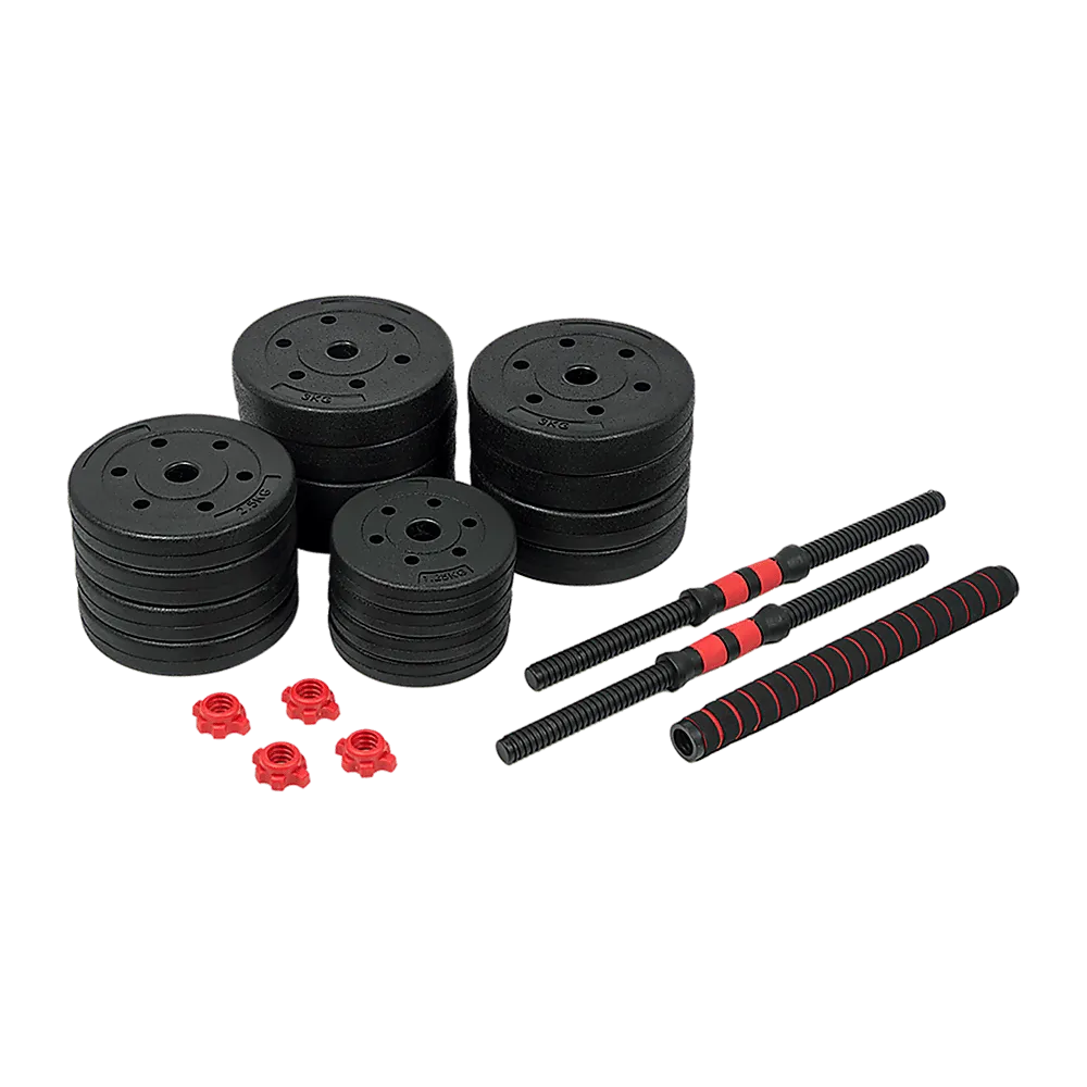 40kg Adjustable Rubber Dumbbell Set [ONLINE ONLY]