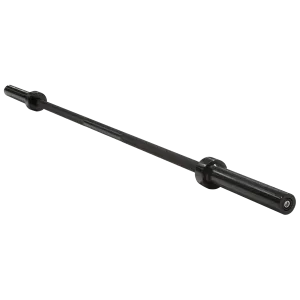 6ft Olympic Straight Bar Black Aluminium