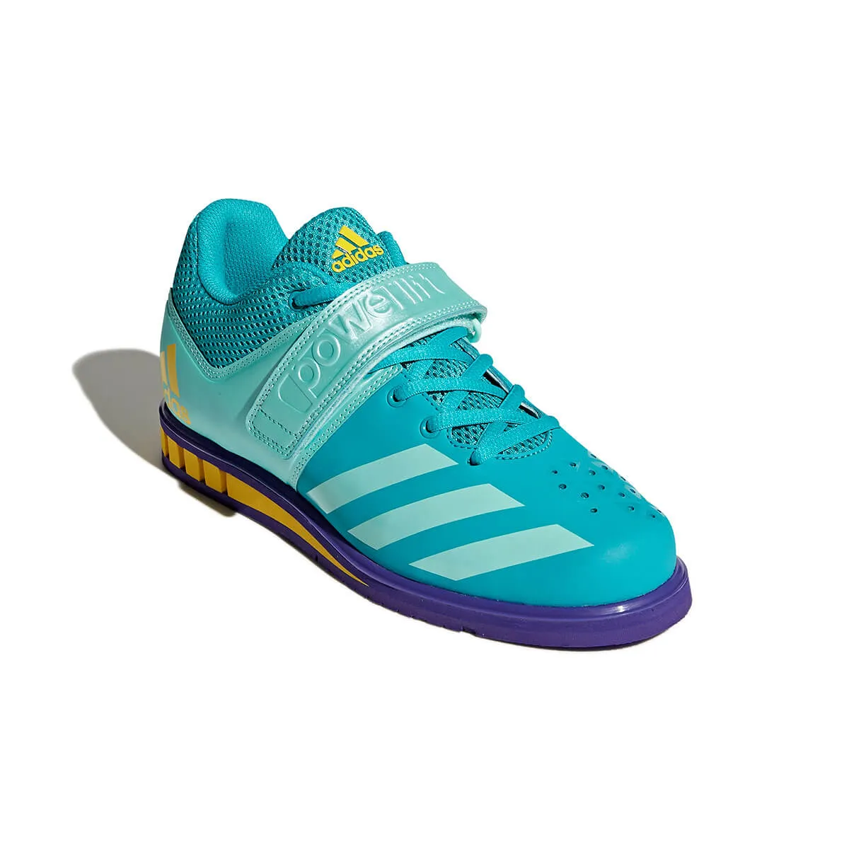 Adidas Powerlift 3.1 Women's Weightlifting Shoes - Energy Blue/Aqua/Noble Ink