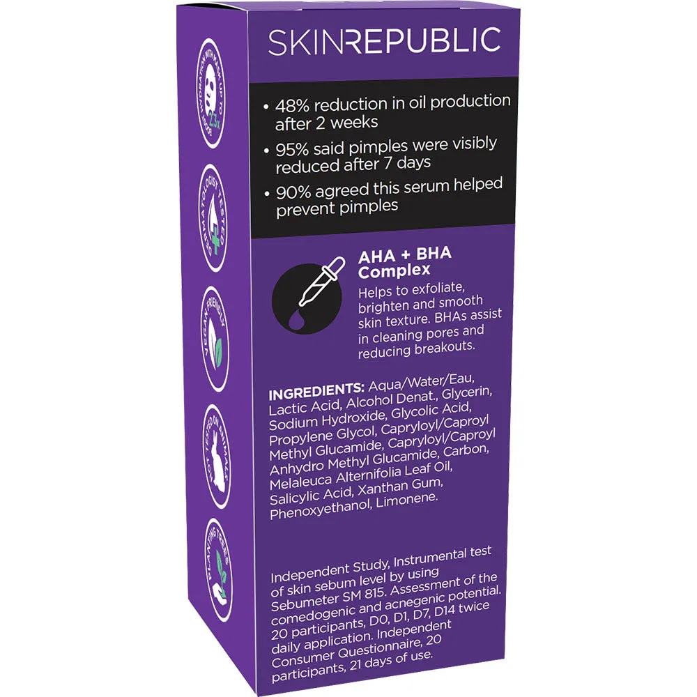 AHA   BHA 10% Charcoal Complex Serum