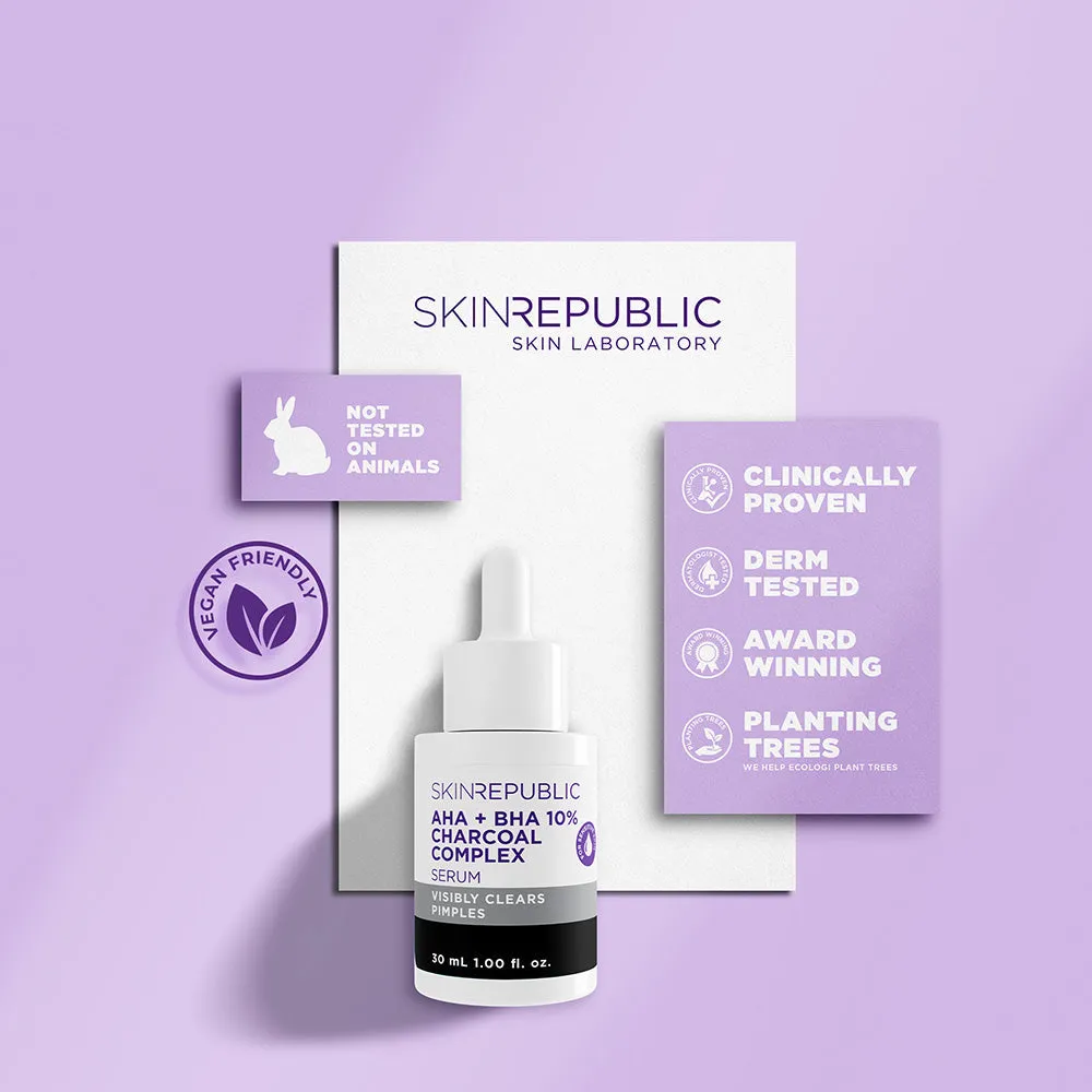 AHA   BHA 10% Charcoal Complex Serum