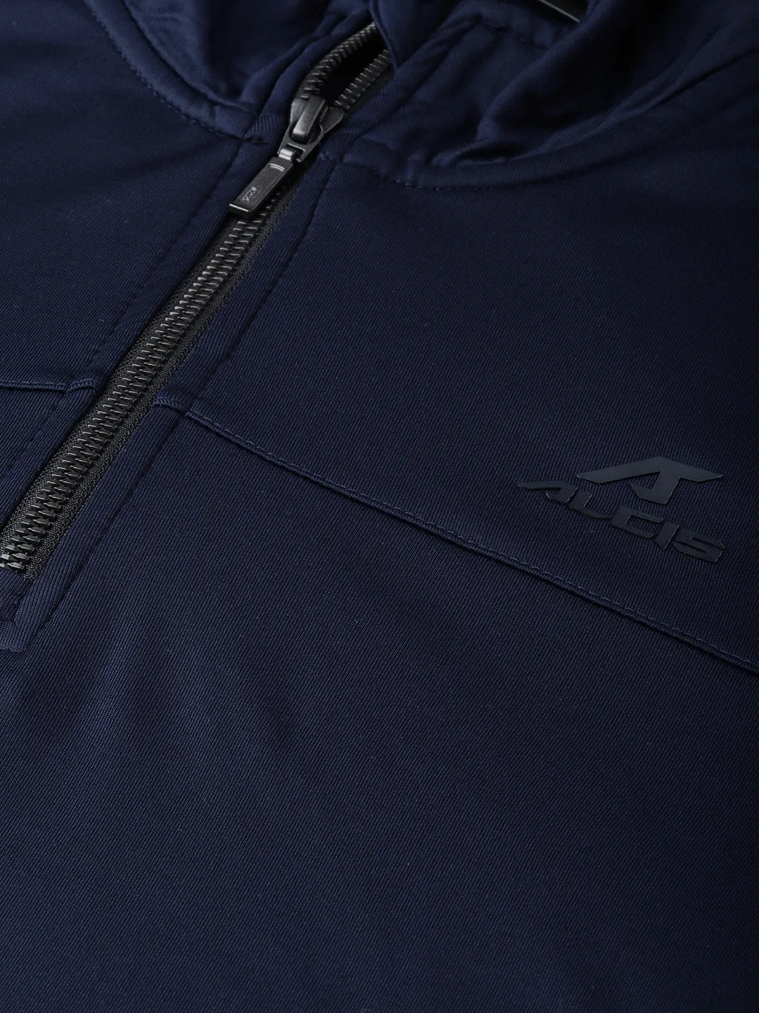 Alcis Men Navy Blue Solid Training Sweatshirt