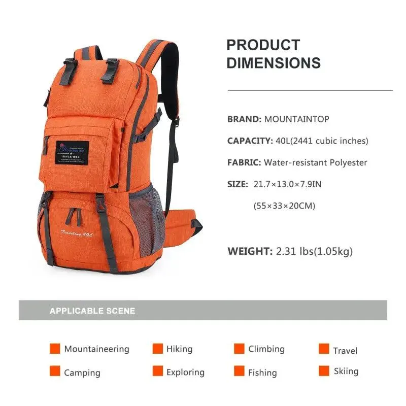 All-Terrain 40L Camping Backpack