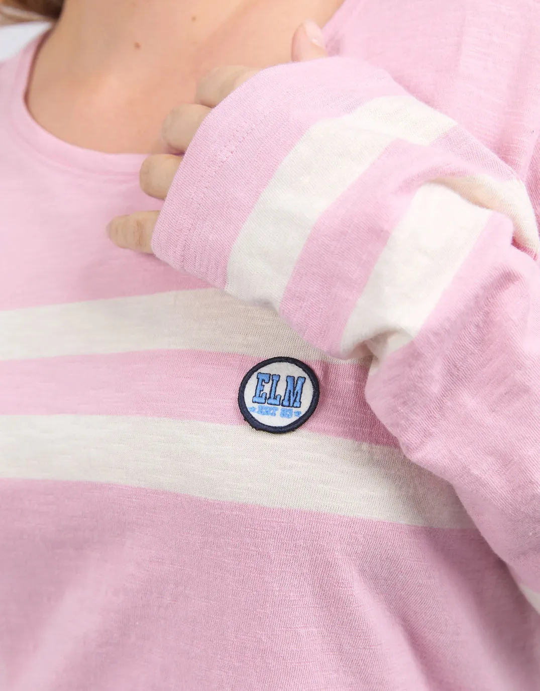 Allegra Long Sleeve Tee - Soft Pink