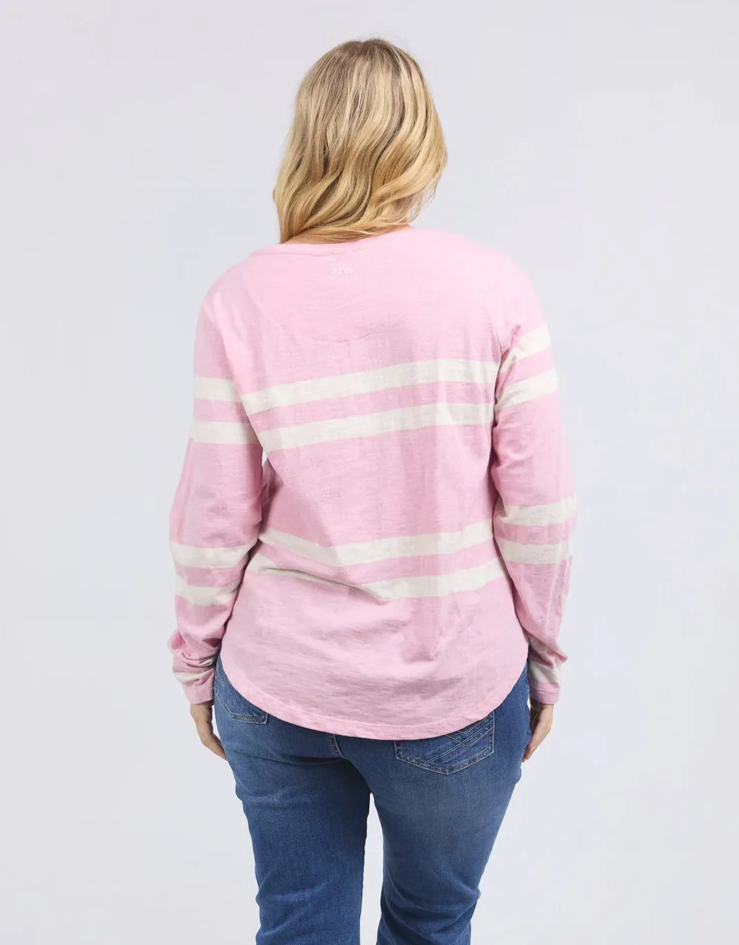 Allegra Long Sleeve Tee - Soft Pink