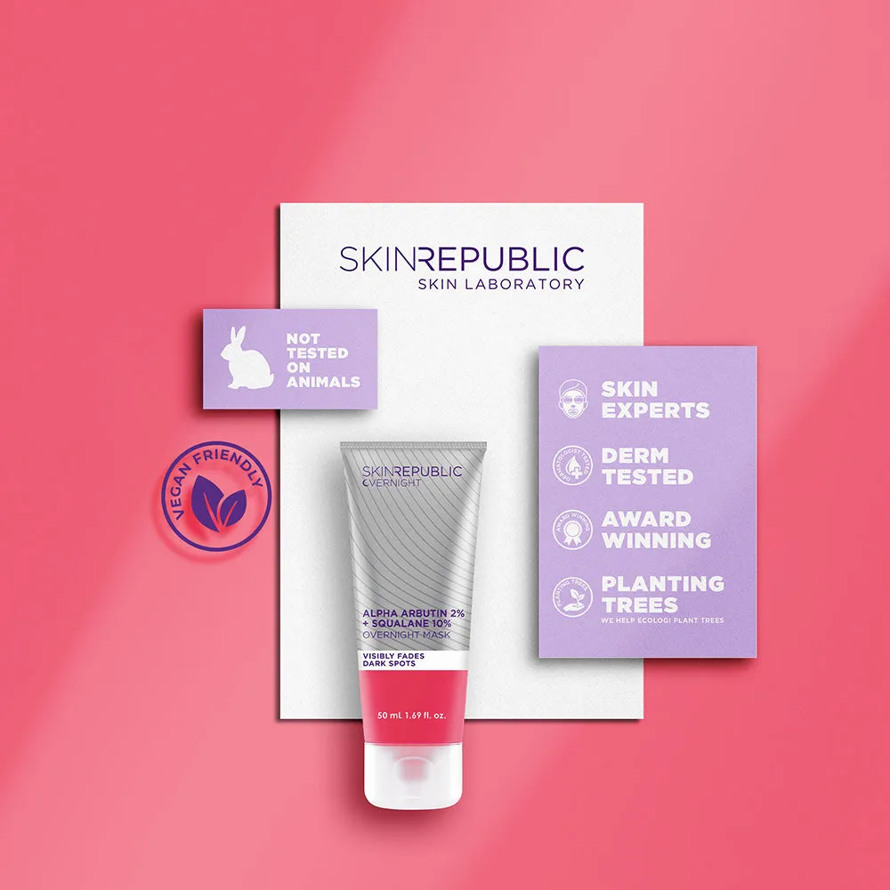 Alpha Arbutin 2%   Squalane 10% Overnight Mask