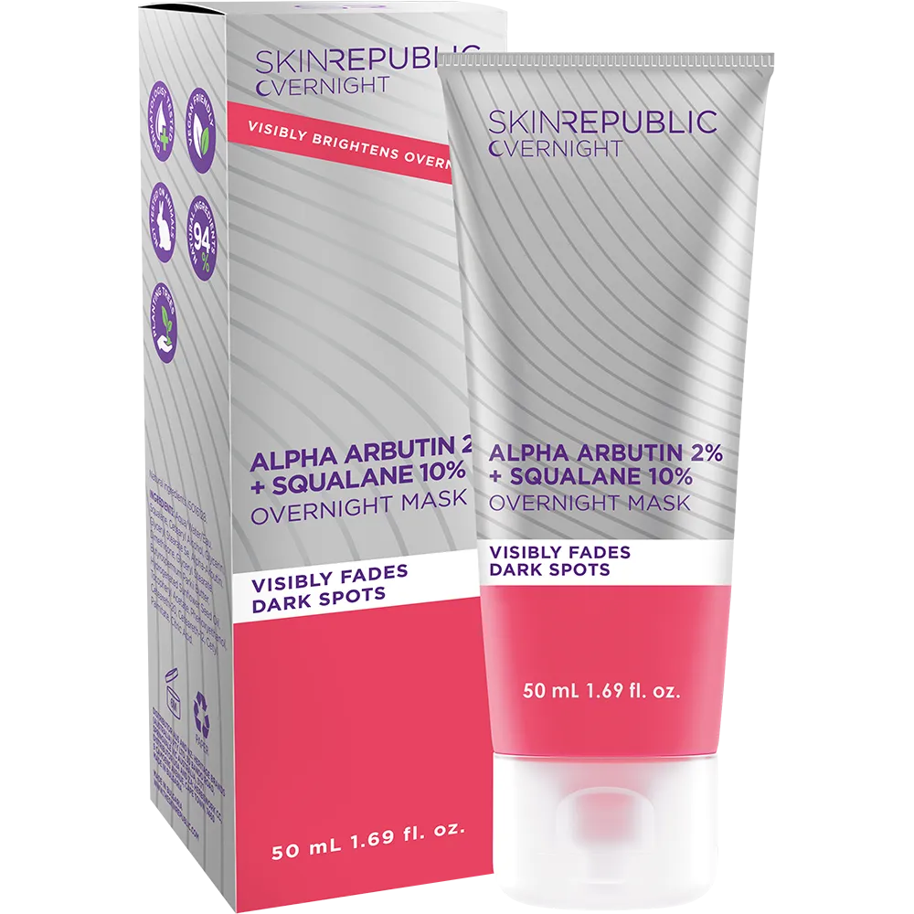 Alpha Arbutin 2%   Squalane 10% Overnight Mask