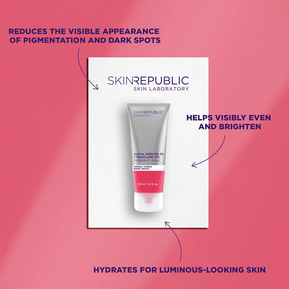 Alpha Arbutin 2%   Squalane 10% Overnight Mask