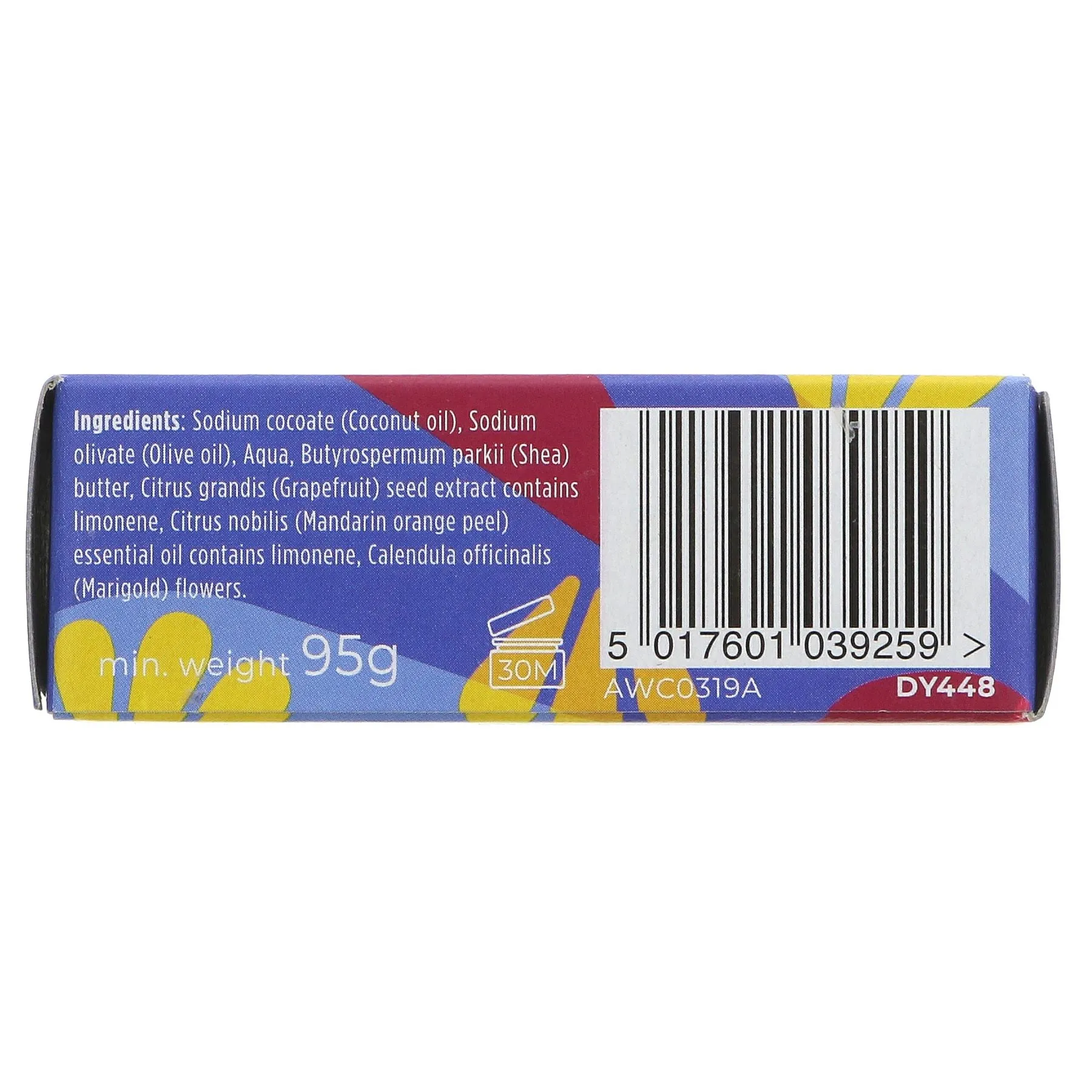 Alter/Native | Boxed Soap Grapefruit & Mandarin - Citrus - with calendula flower | 95g