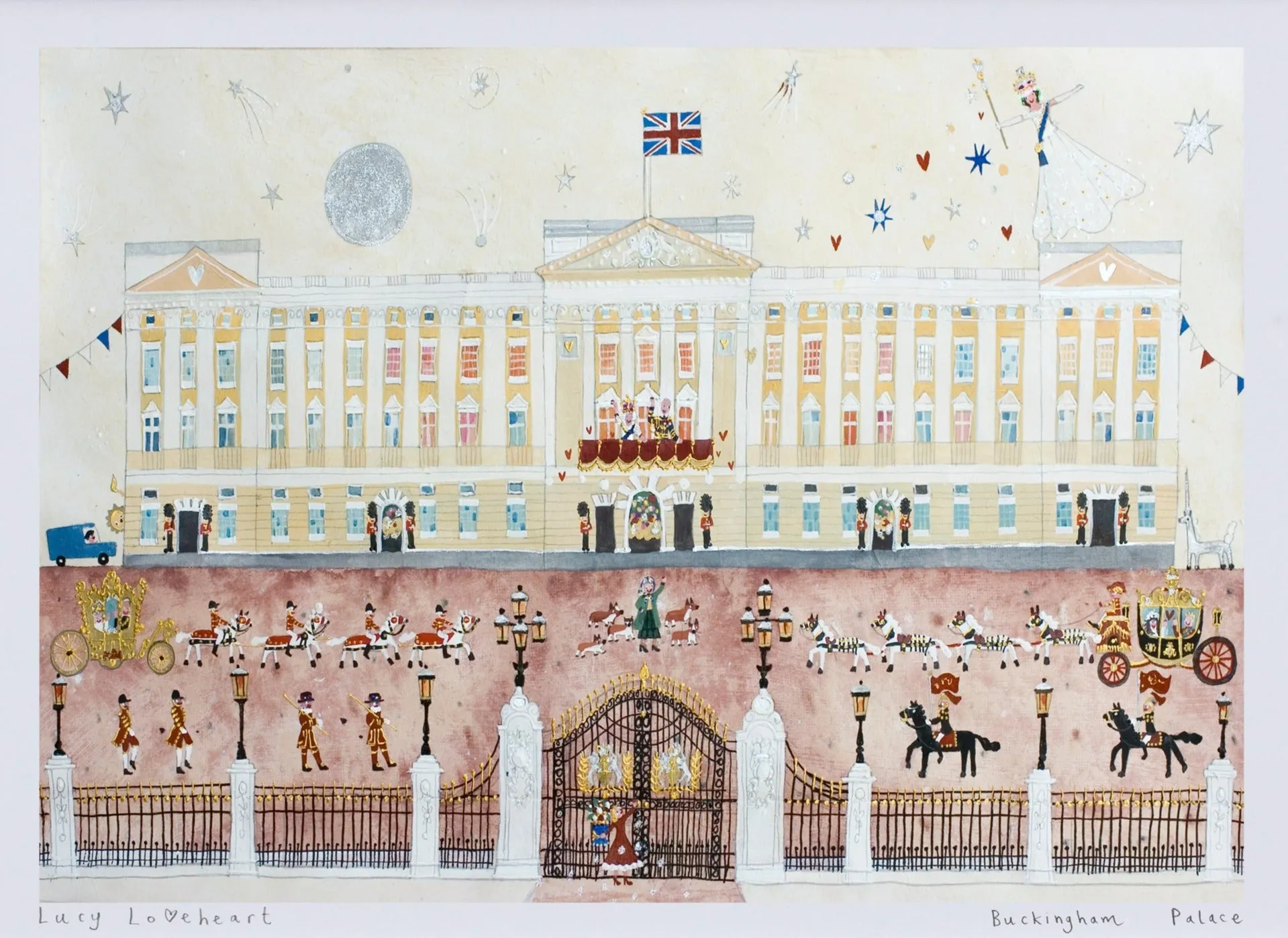Art Prints | Buckingham Palace | Lucy Loveheart