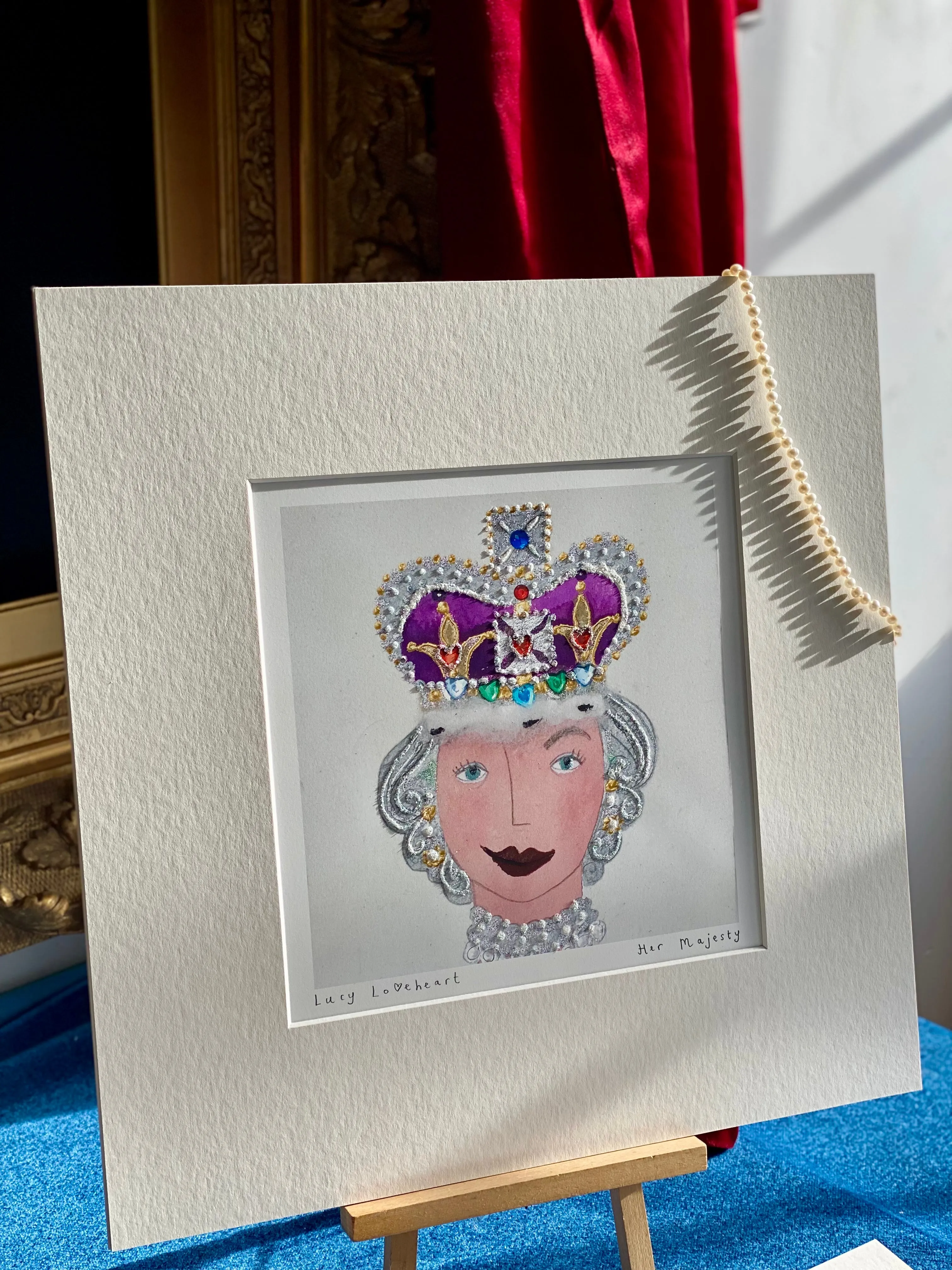 Art Prints |  Her Majesty | Lucy Loveheart