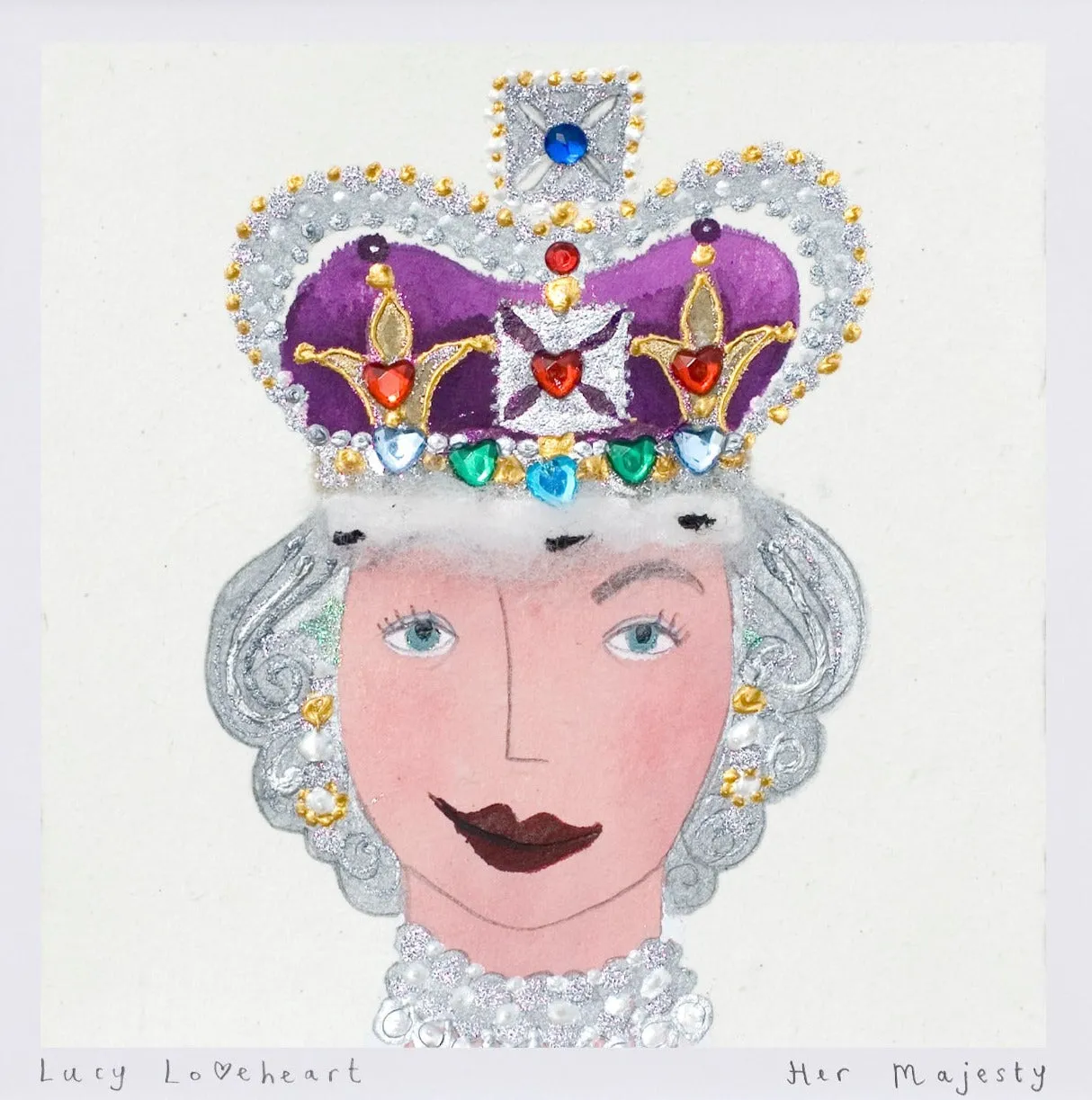 Art Prints |  Her Majesty | Lucy Loveheart