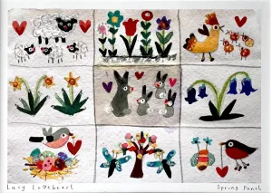 Art Prints in a Tube | Spring Panel | Lucy Loveheart