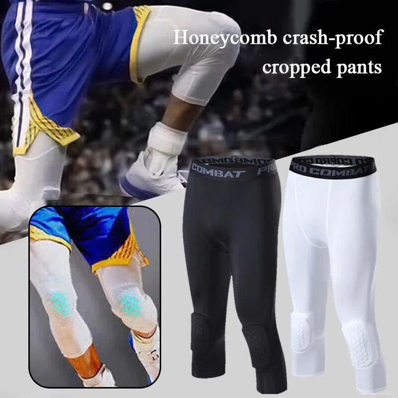 Basketball 3/4 Compression Workout Leggings