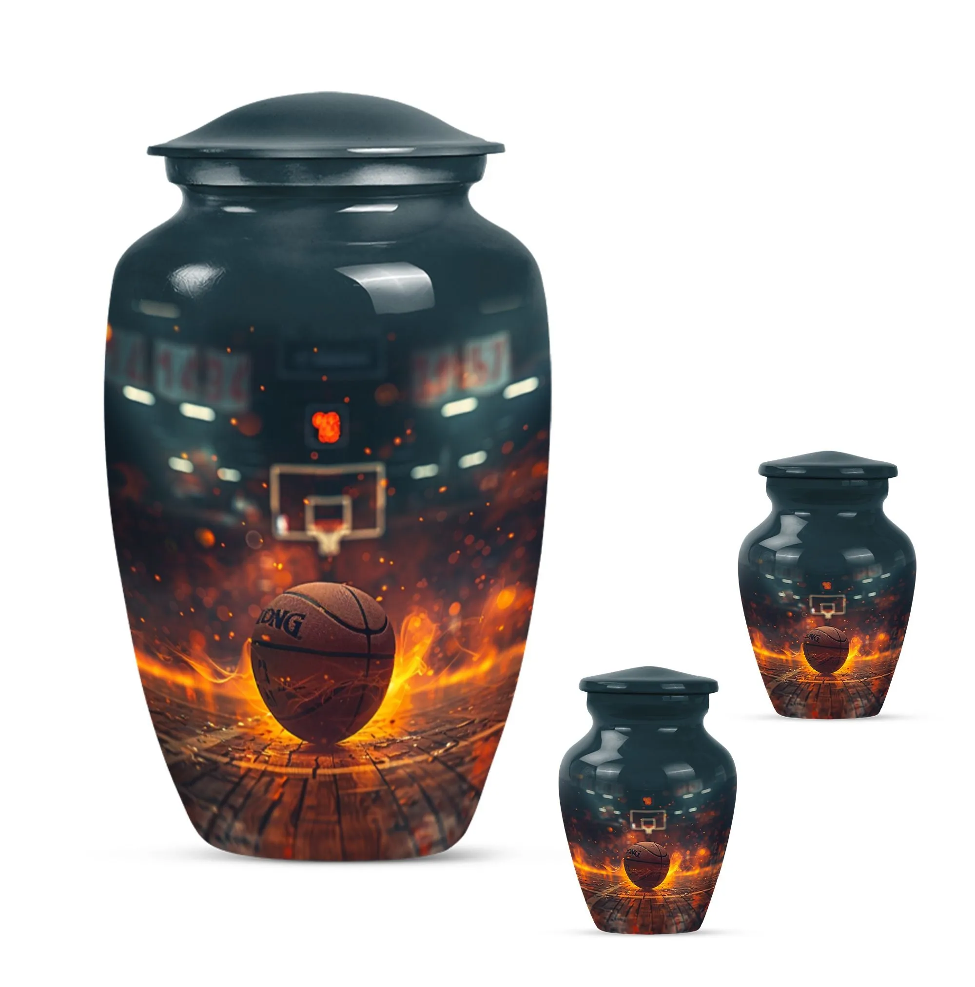 Basketball Cremation Small Urn For Ashes Memorial & Funeral Urn