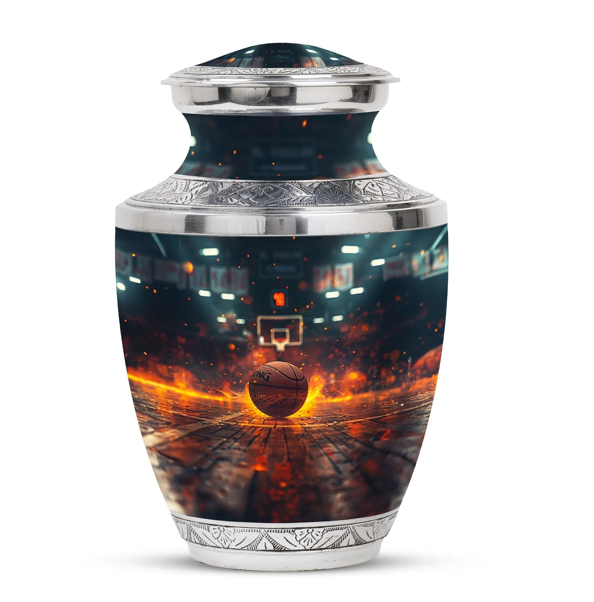 Basketball Cremation Small Urn For Ashes Memorial & Funeral Urn