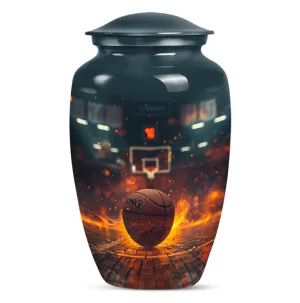 Basketball Cremation Small Urn For Ashes Memorial & Funeral Urn