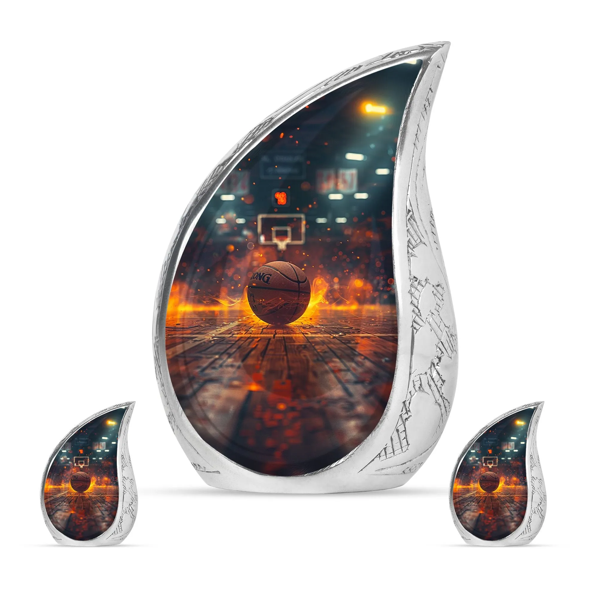 Basketball Cremation Small Urn For Ashes Memorial & Funeral Urn