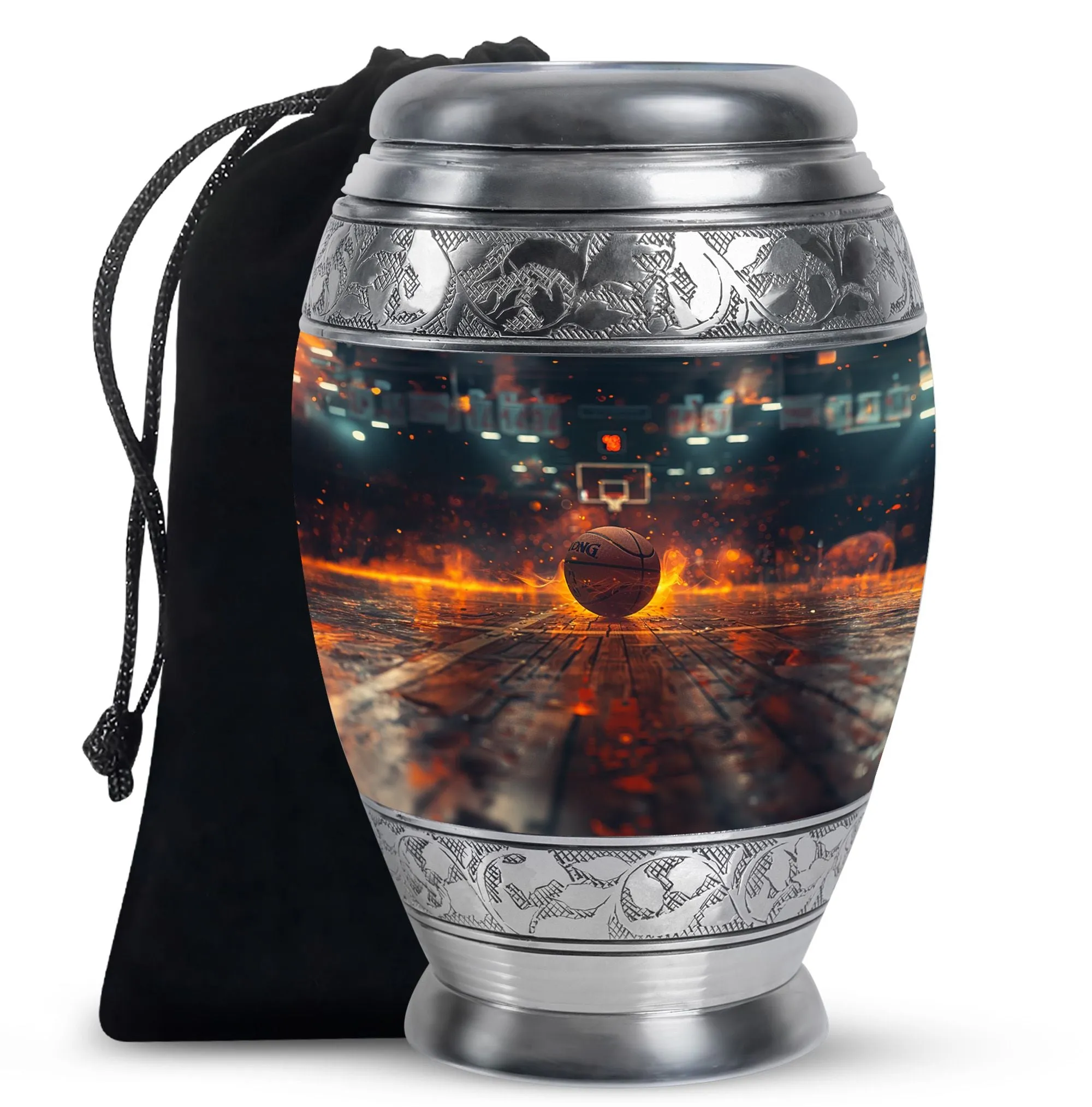 Basketball Cremation Small Urn For Ashes Memorial & Funeral Urn