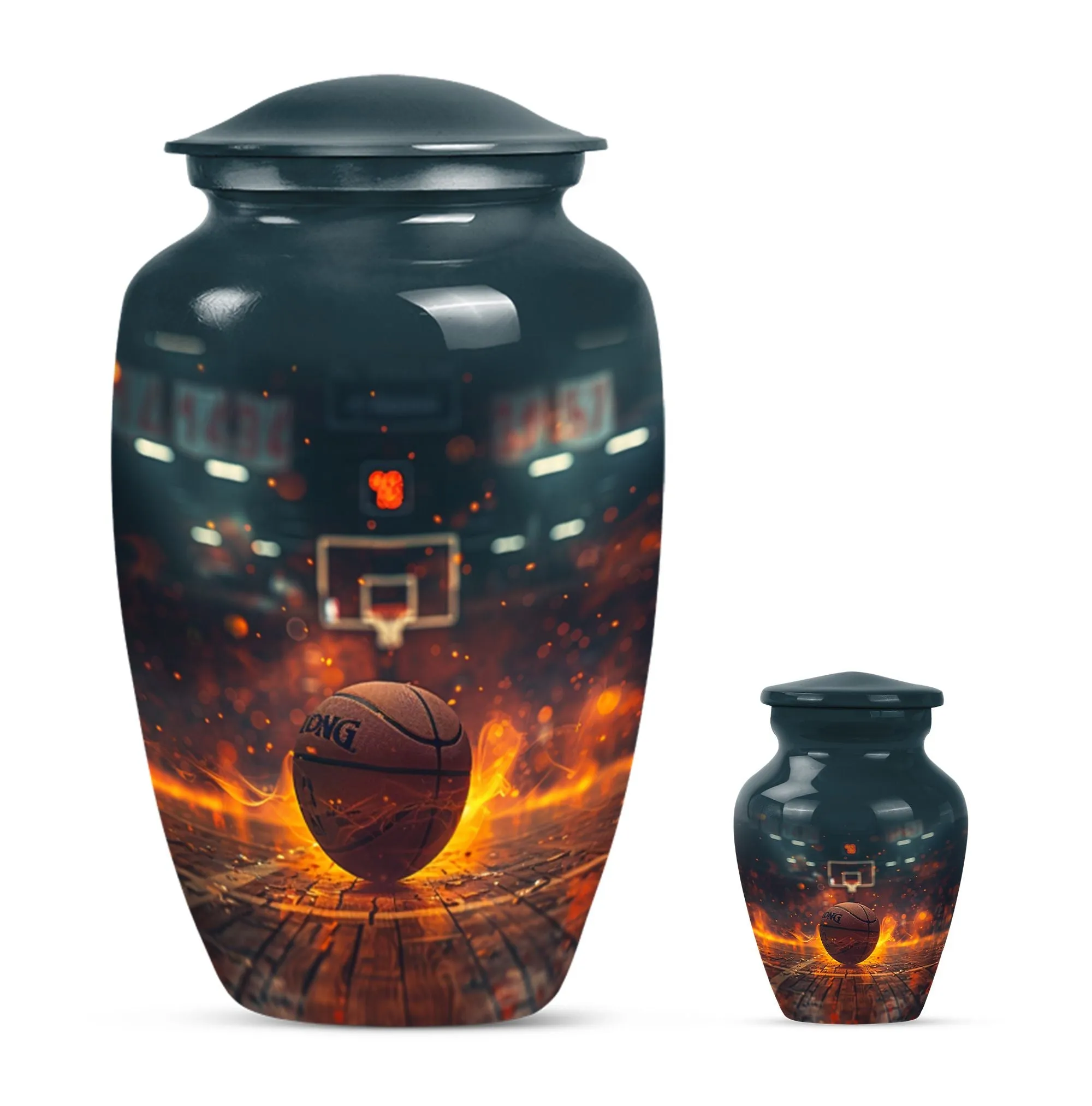 Basketball Cremation Small Urn For Ashes Memorial & Funeral Urn
