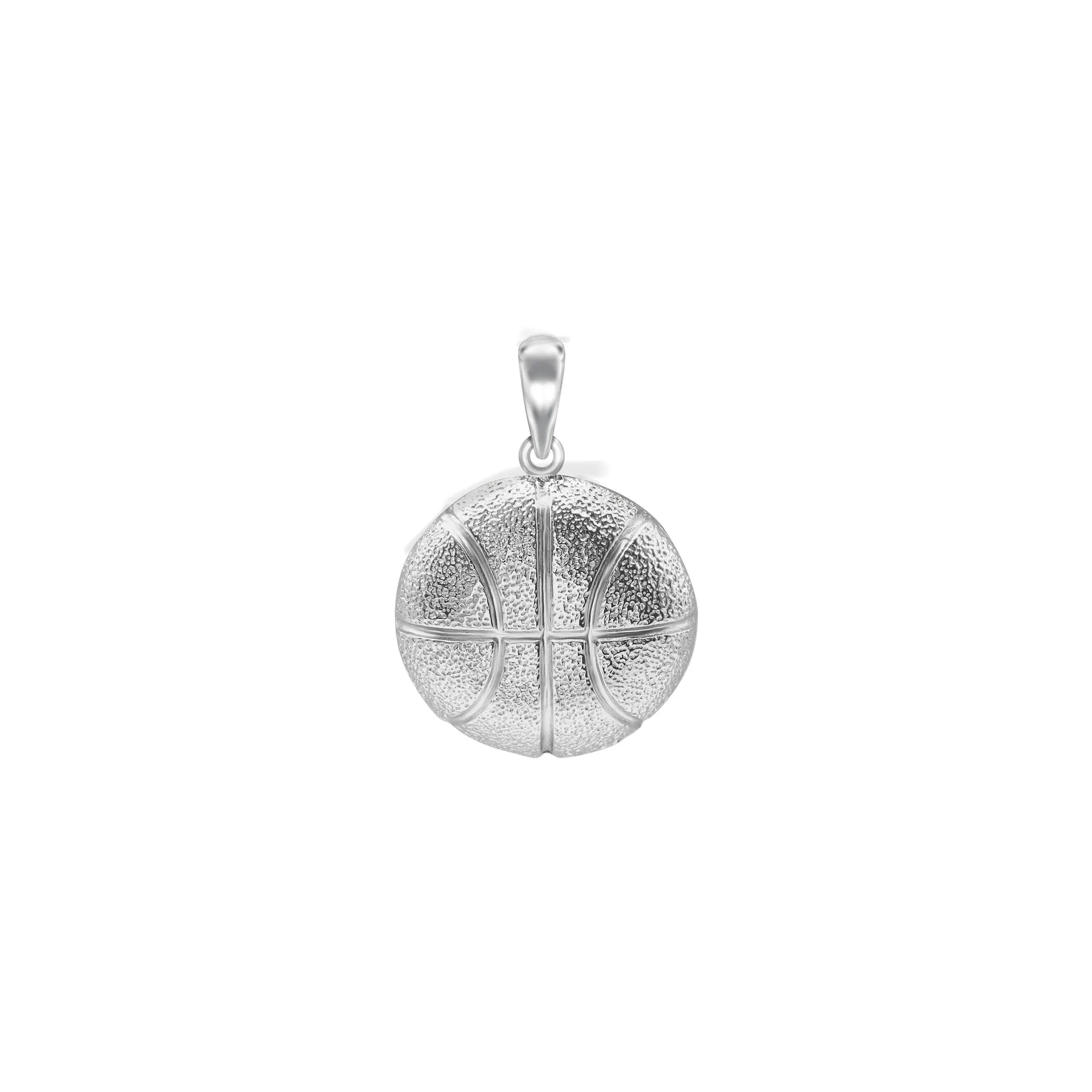 Basketball Open Back Pendant (14K)
