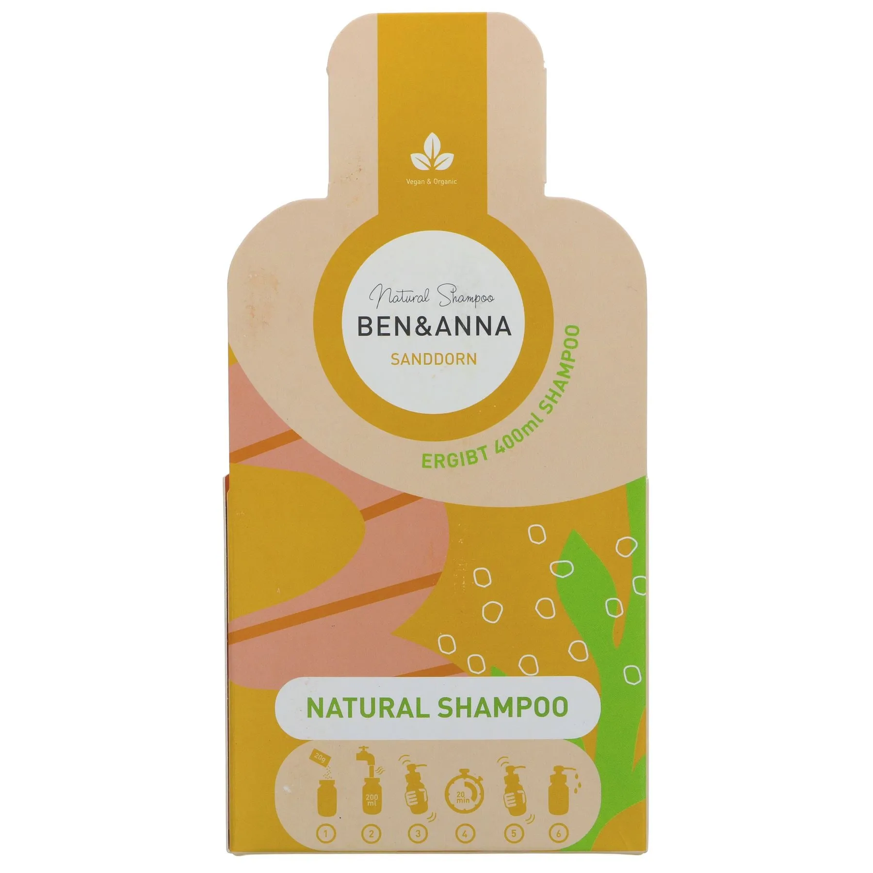 Ben & Anna | Shampoo Flakes - Sea Buckthorn | 2 20g