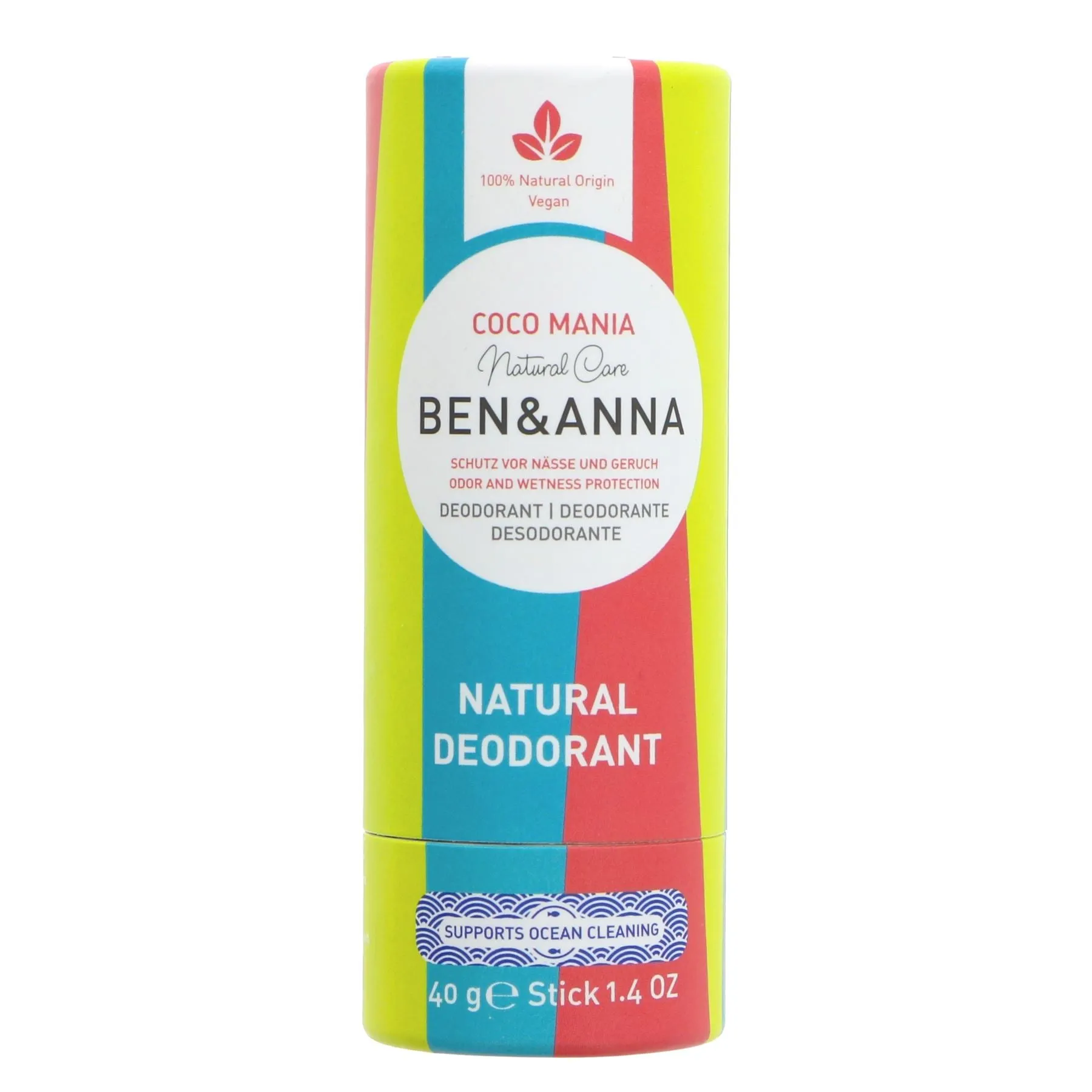 Ben & Anna | Soda Deodorant - Coco Mania | 40g