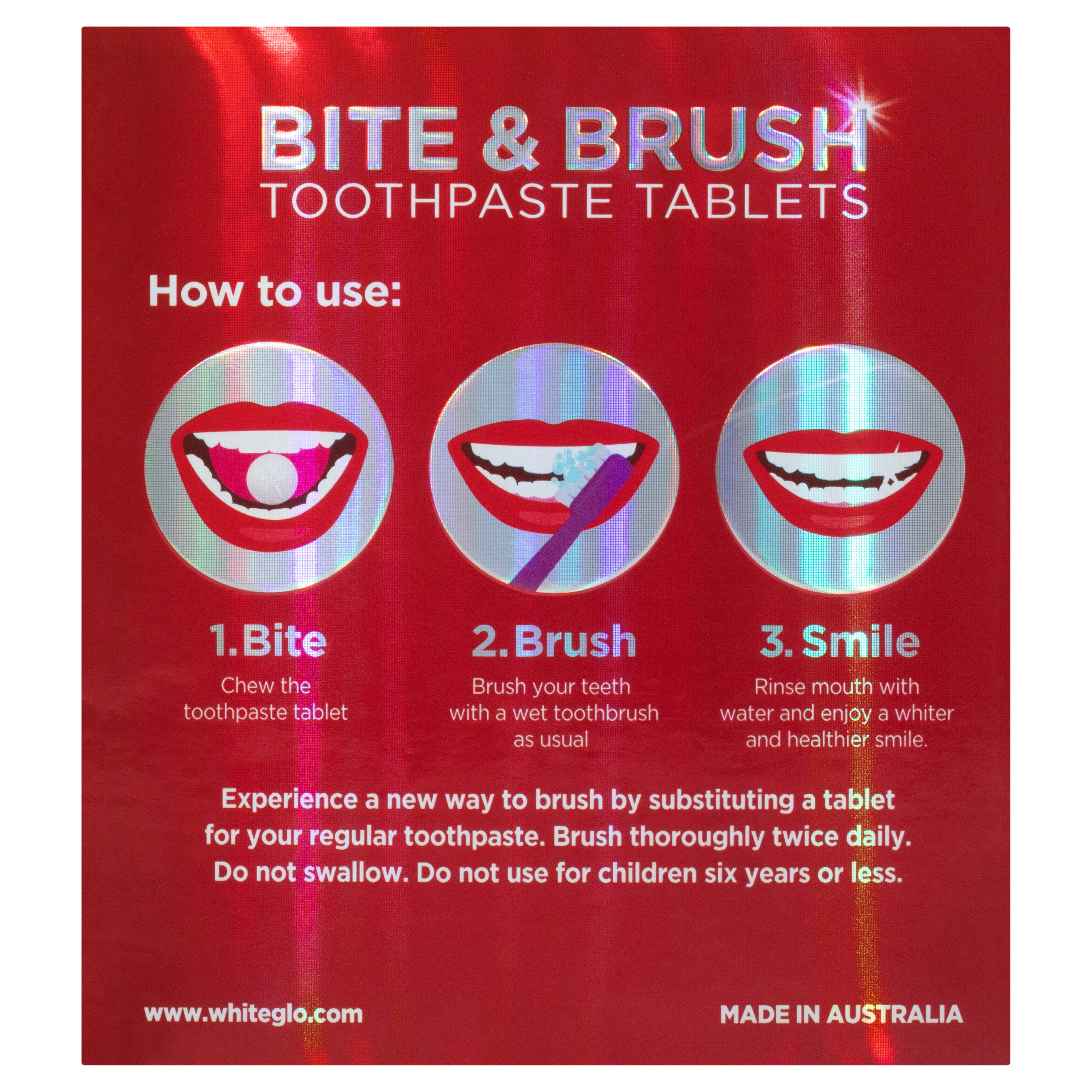 Bite & Brush Eco-Friendly Toothpaste Tablets
