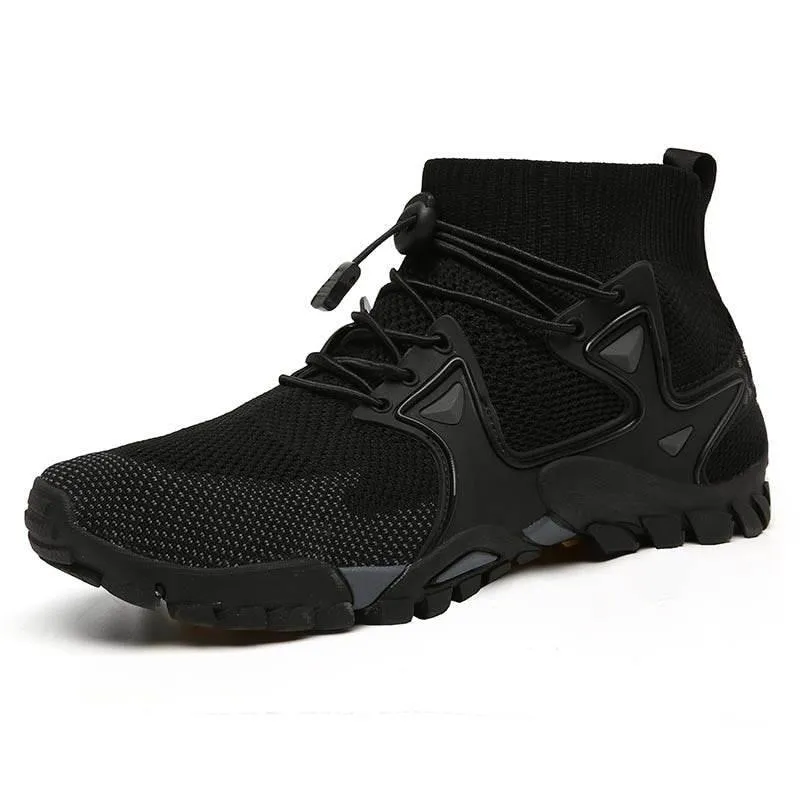 Breathable Hiking Sneakers - Slip-On Outdoor Footwear