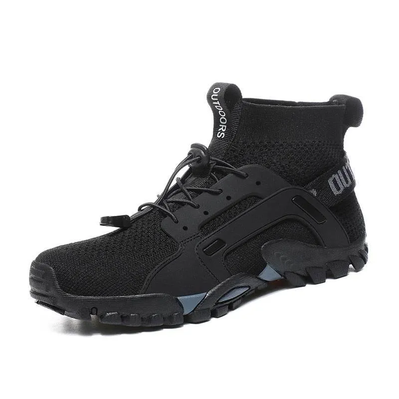 Breathable Hiking Sneakers - Slip-On Outdoor Footwear