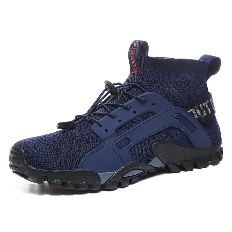 Breathable Hiking Sneakers - Slip-On Outdoor Footwear