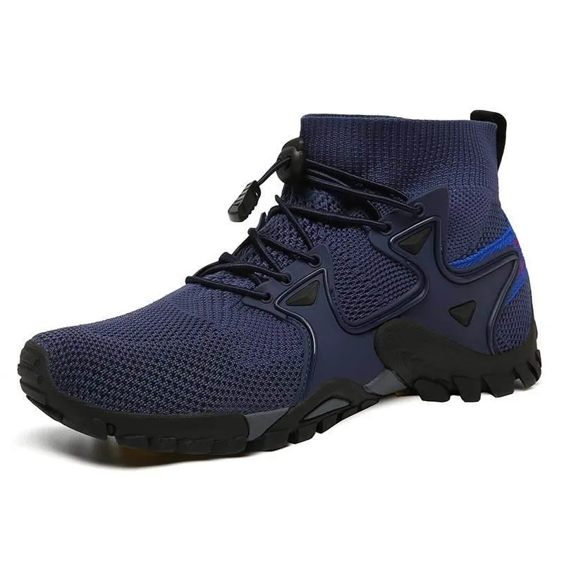 Breathable Hiking Sneakers - Slip-On Outdoor Footwear