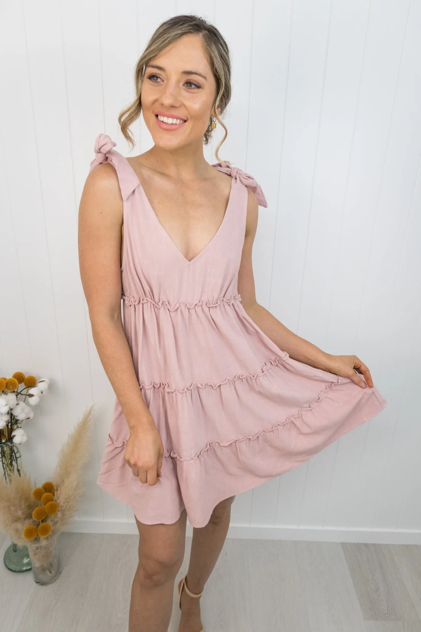 Breeze Dress -Blush