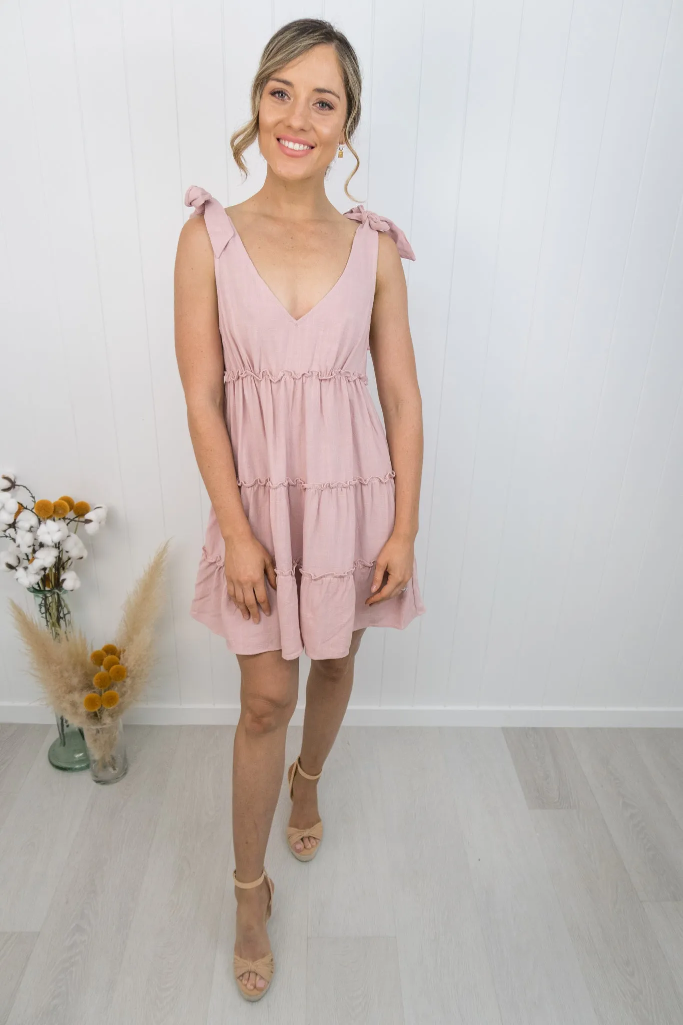 Breeze Dress -Blush