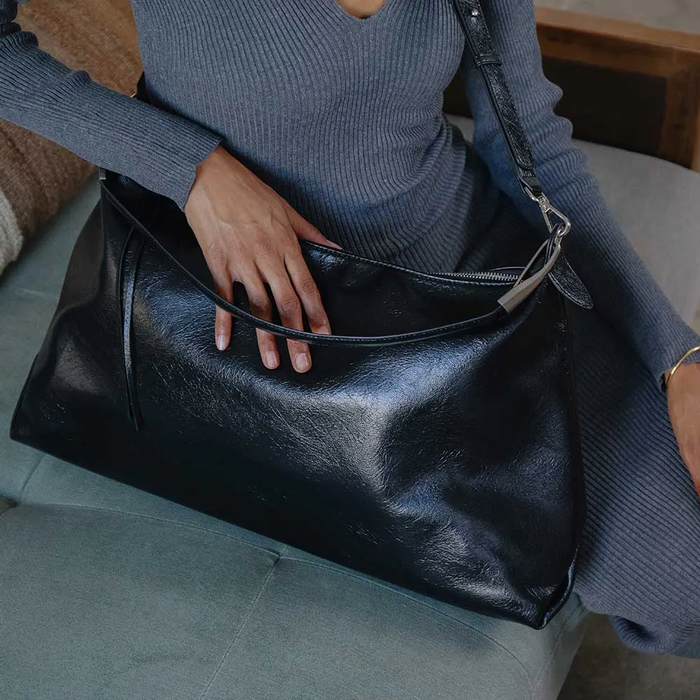 charlie recycled vegan shoulder bag