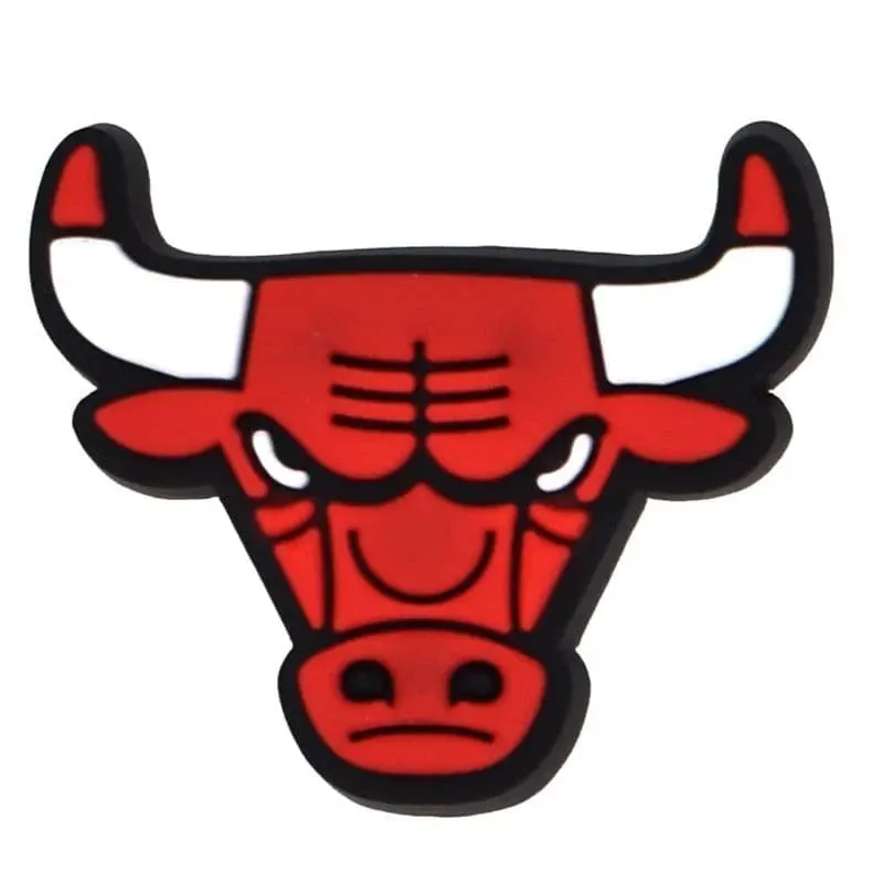 Chicago Bulls Basketball Team Badge Logo Shoe Charm