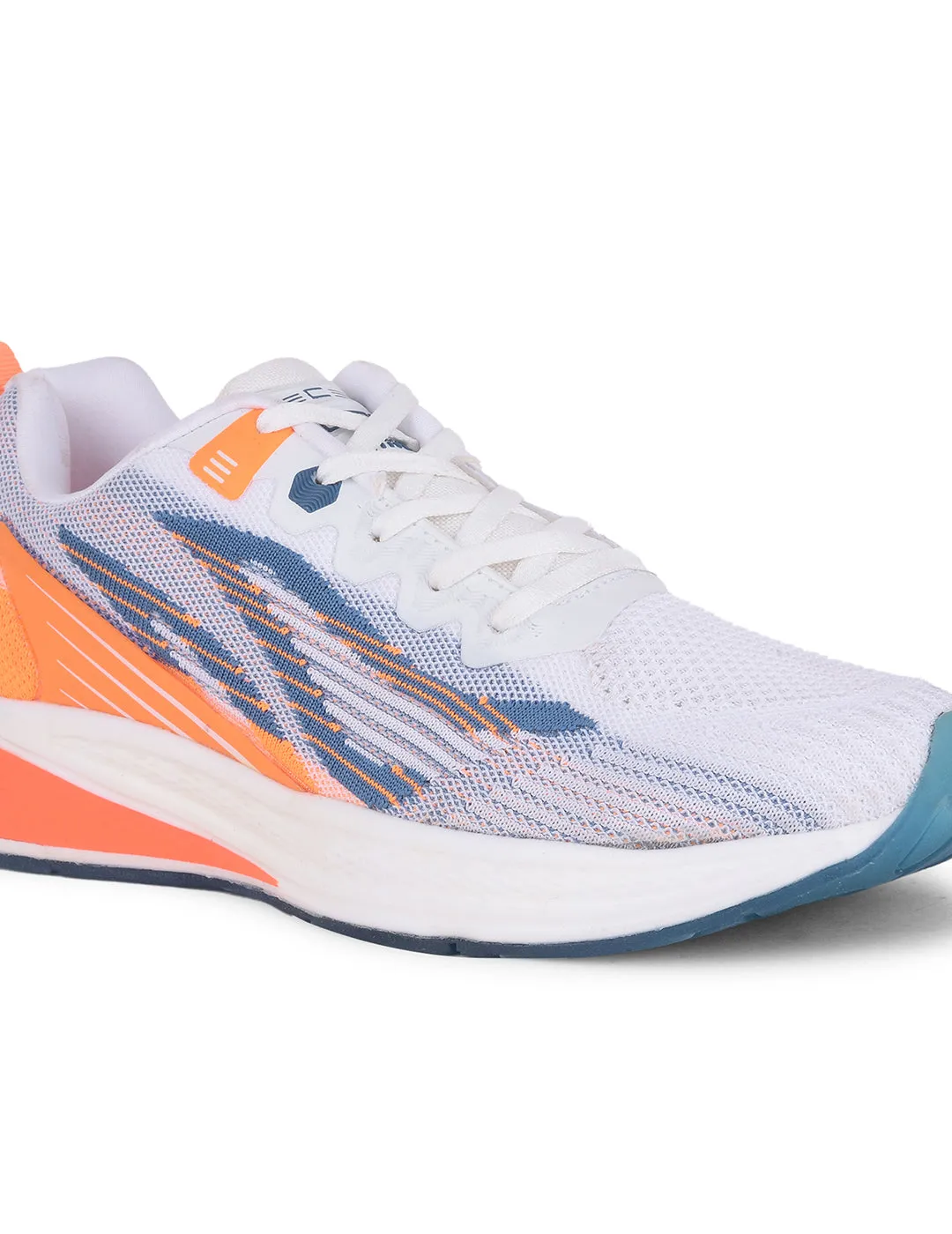COBB ORANGE WHITE MEN'S RUNNING SHOES