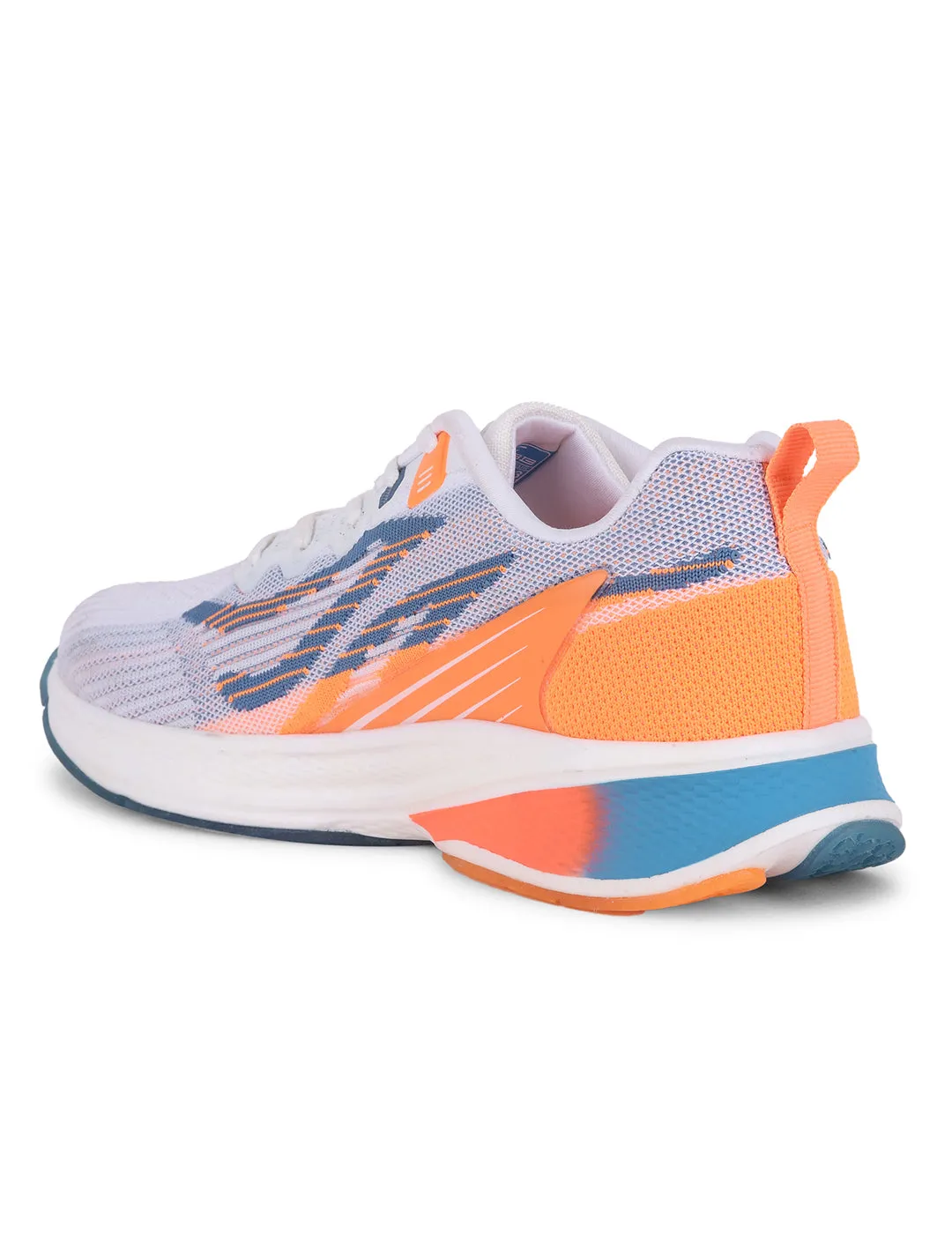 COBB ORANGE WHITE MEN'S RUNNING SHOES